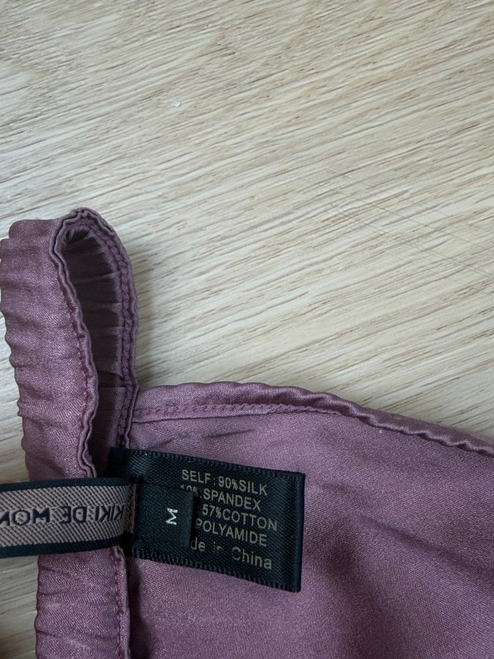 Kiki de Montparnasse Orchid Lace Silk Bralette M - Picture 5 of 5